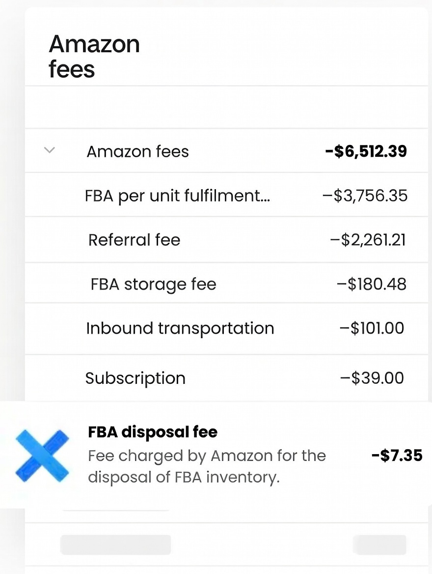 Amazon Fees Dashboard